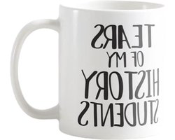 Funny Tears of My History Students - History Teacher Mug - 11 oz - Education Supplies for Teacher's Desk - Coffee Cup Joke Gift