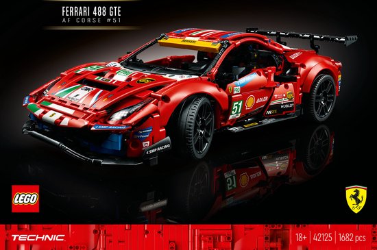 LEGO Technic Ferrari 488 GTE AF Corse #51 - 42125