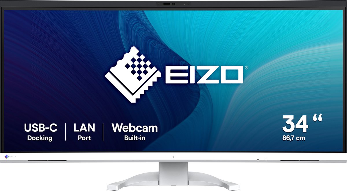 EIZO FlexScan EV3450XC-WT LED display 86,6 cm (34.1") 3440 x 1440 Pixels UltraWide Quad HD Wit