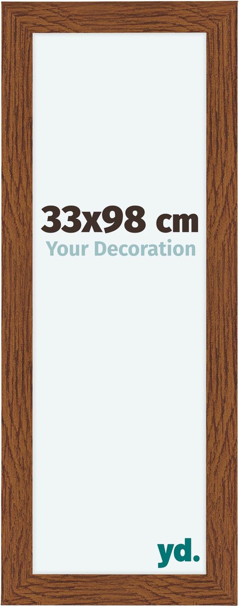 yd. Your Decoration - Fotolijst 33x98 cm - MDF - Eiken Rustiek - Como