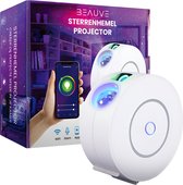 Beauve Sterrenhemel Sterren Projector Lamp voor Kinderen & Volwassenen - Galaxy Nachtlampje - Star Projectorlamp - Sterrenprojector Verlichting - Wit