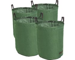 TerCasa tuinafvalzak - groen - PP - 272 liter - 67x76 cm - 4 stuks - JU-998004