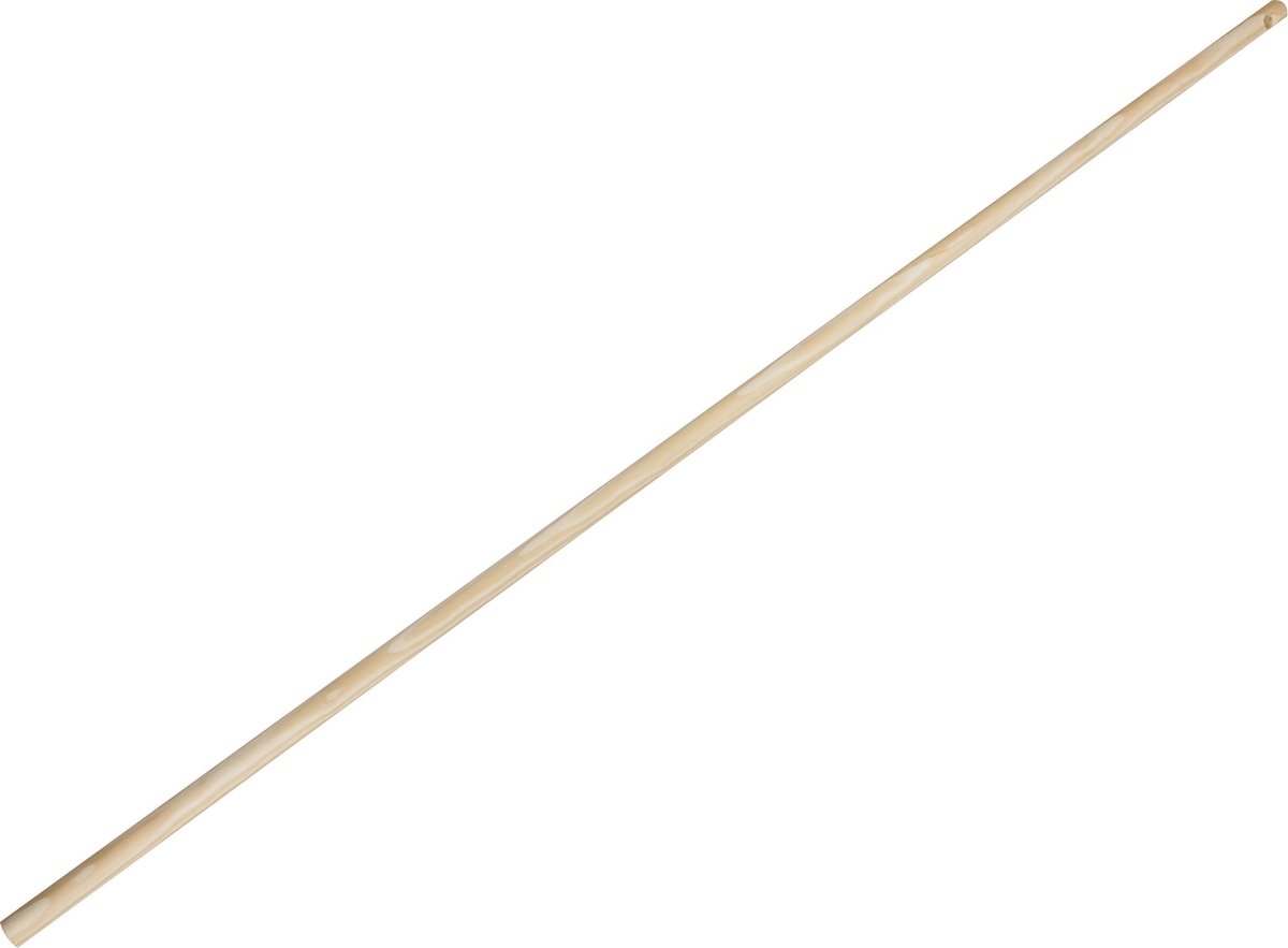 Goedkoopste Buemag Bezemsteel universeel - hout - 140 cm - D24 mm - ophang oog - extra lang