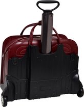 McKlein Laptop Trolley - Rood - 17" - Willowbrook