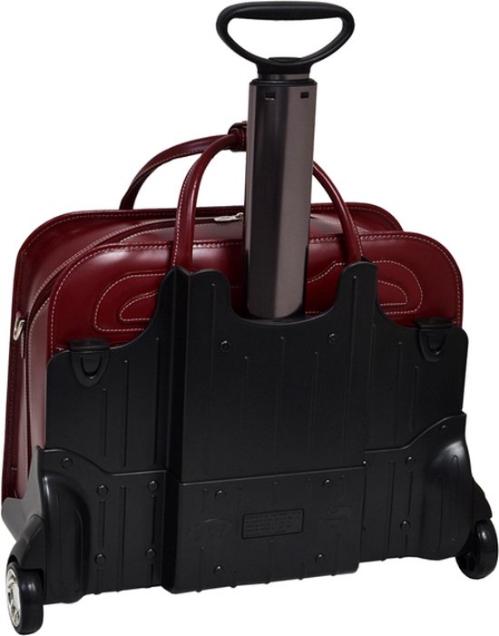 McKlein Laptop Trolley - Rood - 17" - Willowbrook
