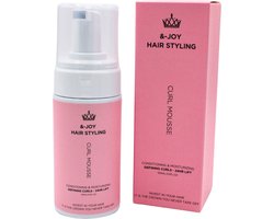 &-Joy Hairstyling - Curl Mousse - Haarmousse Vrouwen - Mousse krullen - Verstevigende en verzorgende werking - 100ml