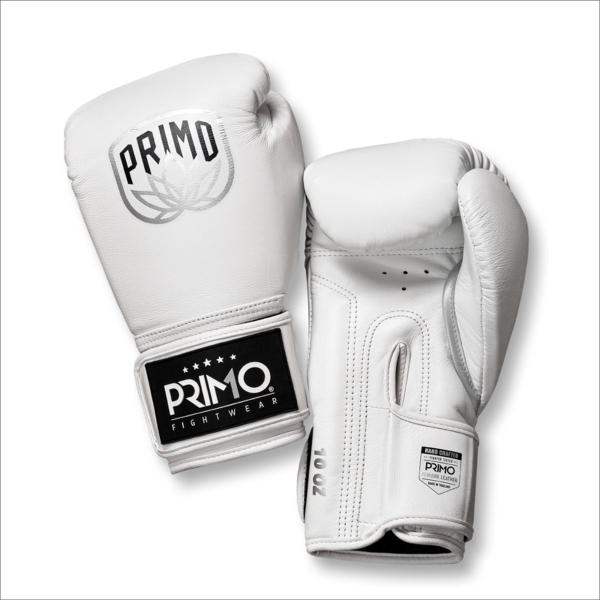 Primo Emblem 2.0 White Seraph Bokshandschoenen - Echt Leer - Wit 16 oz