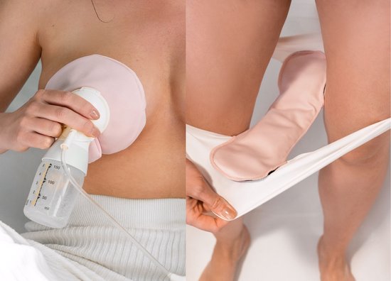 Essentuary Kraampakket Koud en Warm Verzachtend Kraamverband & Borstkompressen Therapie Parelkompressen Herbruikbaar Wasbaar Kraamvrouw Postpartum van ES — afbeelding 4