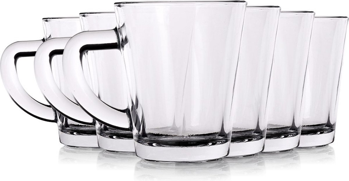 Drinkglazen voor Espresso Koffie 70 ml 6 stuks - Waterglazen - Glazen - Limonadeglazen