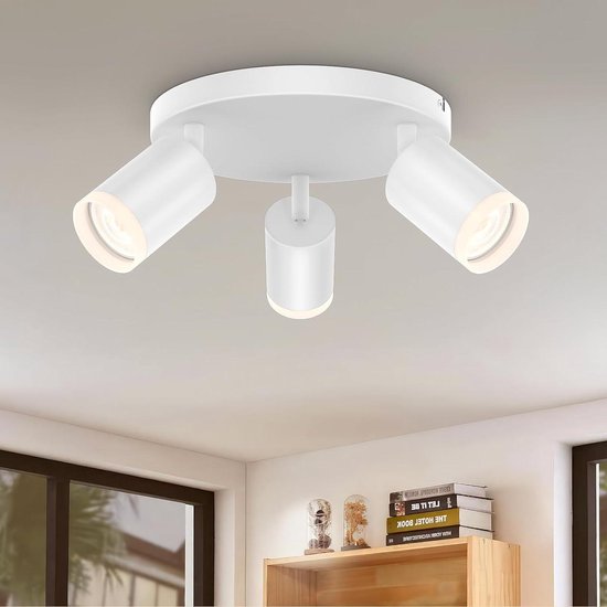Design plafondlamp 2-lichts Rune met dimbare LEDs - vierkant