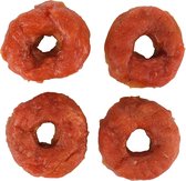 snack pour chien flamingo hapki - beignet au poulet 4 pièces ensemble 95 gr. 100% savoureux