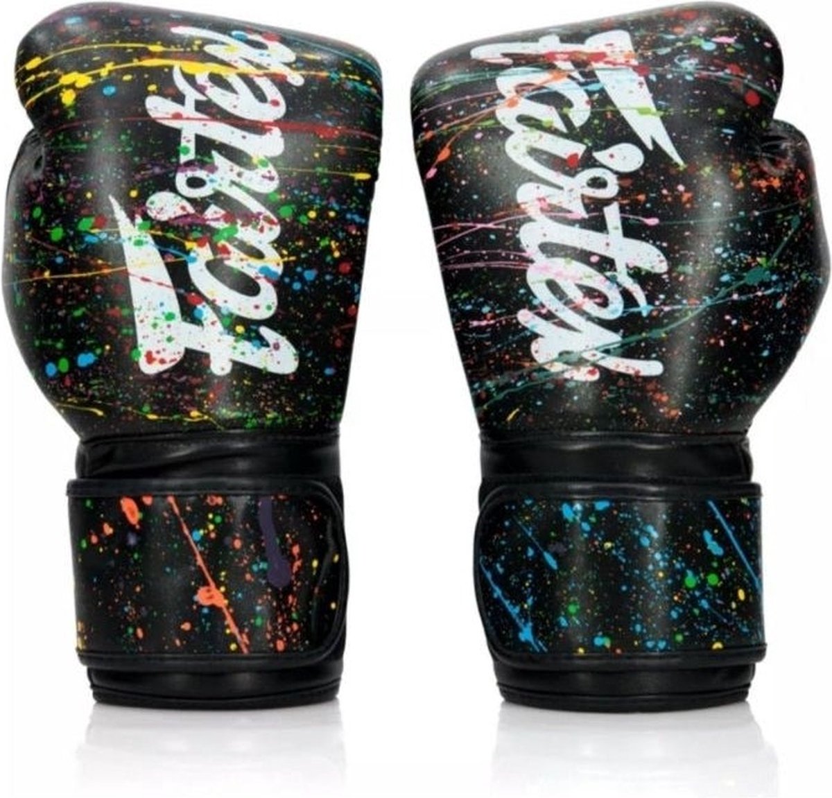Fairtex BGV14PT Microfiber Bokshandschoenen - Art Collections - Painter Zwart 14 oz
