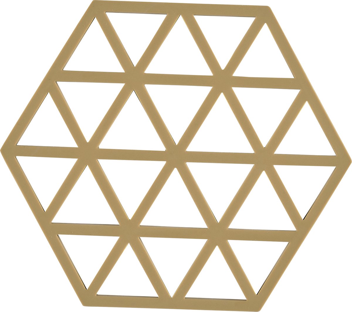 Zone Denmark Triangles Onderzetter 16 x 14 x 0,9 cm Khaki