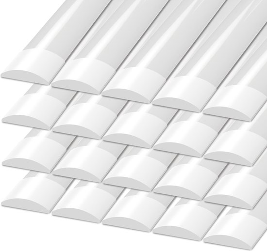 2 Tubes LED T8 Batten 150cm - 40W, 6500K Blanc Froid, 6000 Lumens - Éclairage Garage, Atelier, Plafonnier Sans Clignotement