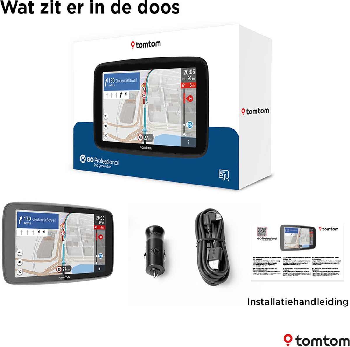 TomTom GO Professional 5 - Vrachtwagennavigatie - Europa thumbnail 7