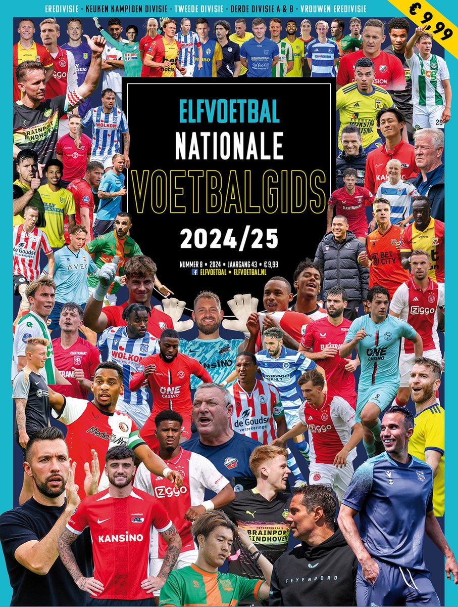 ELF Voetbal Nationale Voetbalgids 2024/25 - De meest complete voetbalgids van Nederland! - Tijdschrift - Magazine