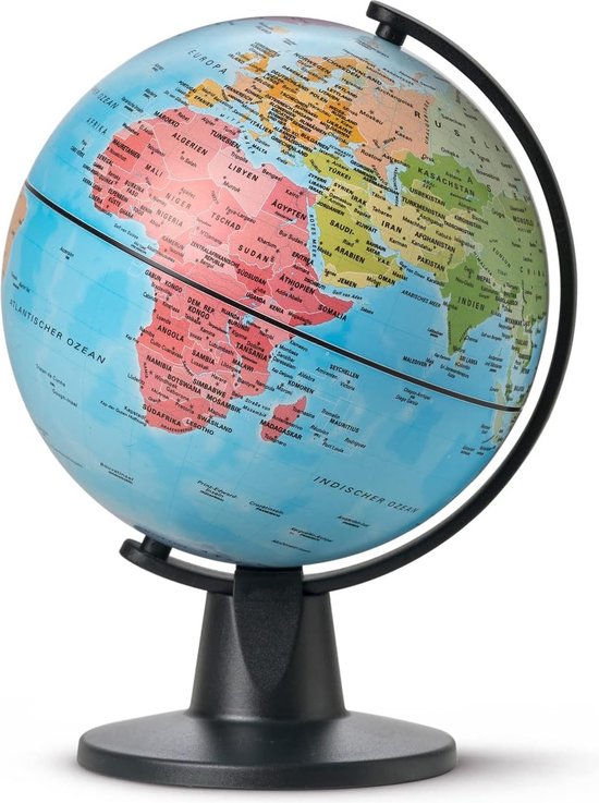 Wereldbol - Globe - Wereldkaart - Verlichte Globe - Educatief - Geografiche - Desktop Decoratie
