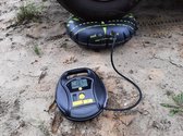 Oplaadbare Camping Compressor (6,8 bar!) voor campers, caravans, flat-jacks, autobanden oppompen, etc.