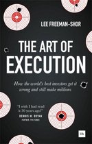 Boek: The Art of Execution. Met de ondertitel: How the world's best investors get it wrong and still make millions. Omringd door schietschijven.