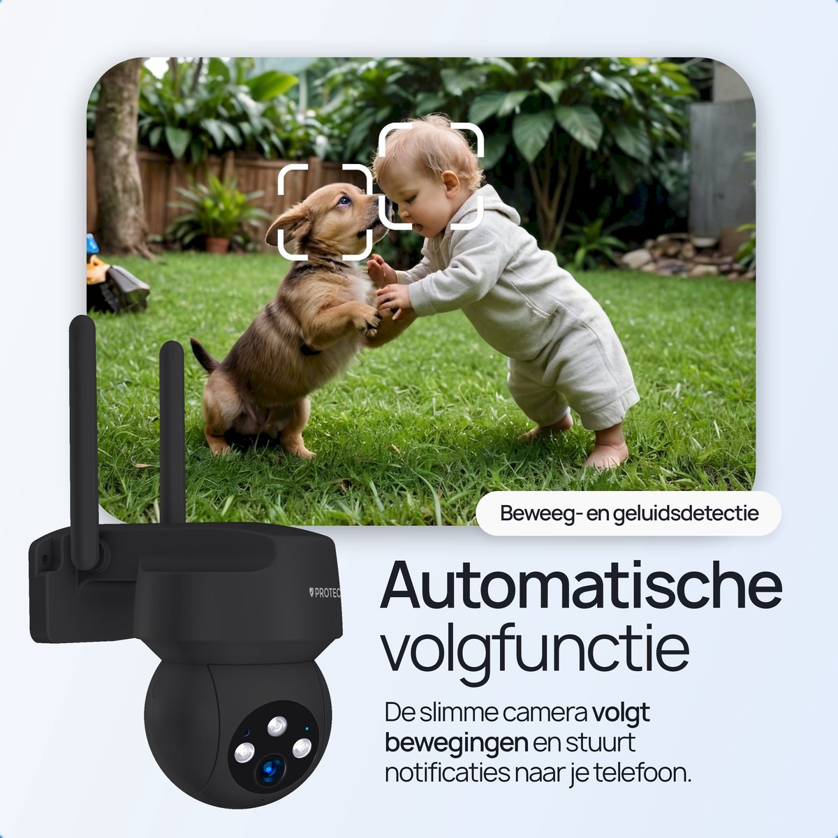 Protectly Beveiligingscamera Buiten 3K HD 5MP met 64GB SD thumbnail 4