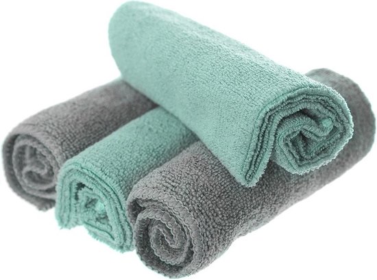 Torchons de cuisine Microfibre 4 pièces - Essuies de vaisselle - Lingettes