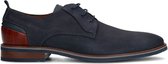 Van Lier - Homme - Chaussures à lacets en cuir bleu - Pointure 42