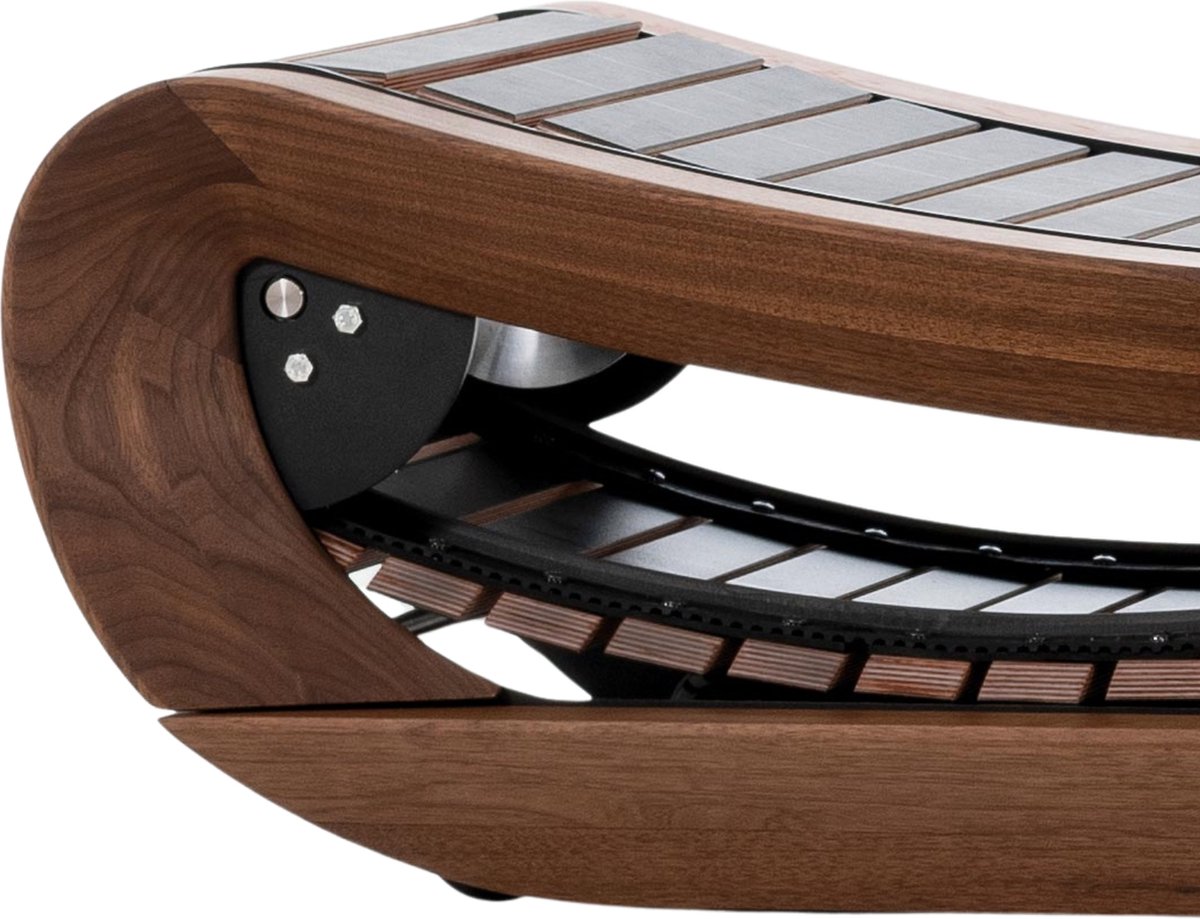 Afbeelding 3 van Loopband NOHrD Sprintbok Walnoot - zelfgenererende loopband