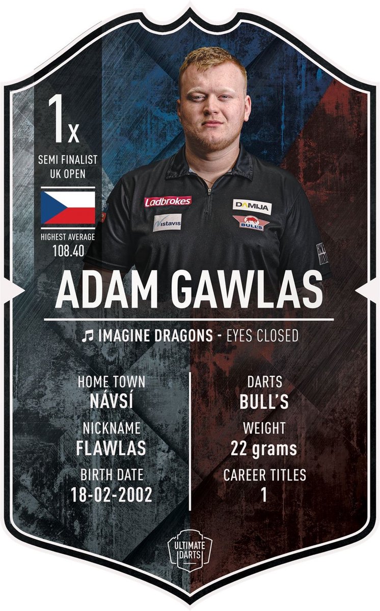 Ultimate Card Adam Gawlas | 37x25cm