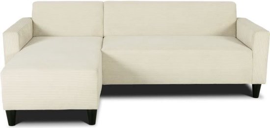 CYCMACO Waterdichte Omkeerbare L-Vormige 4 Zits, Hoekbank Hoes Met Linker/Rechter Peninsula, Antislip Krasbestendig Doorgestikt Sofa Cover Chaise Longue ( 280cm, Koffie) Licht koffie