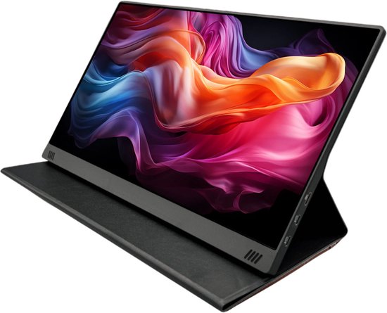 Portable Monitor Full HD USB-C - 15.6 Inch Inclusief Hoes - Met ...