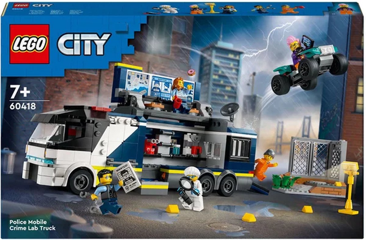 LEGO 60418 City Politielaboratorium in truck Politie Speelgoed voor Kinderen vanaf 7 jaar — afbeelding 19
