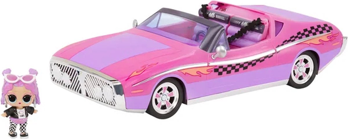 L.O.L. Surprise City Cruiser Auto - Roze/paarse cabrio - Met exclusieve minipop - Met modepop — afbeelding 12