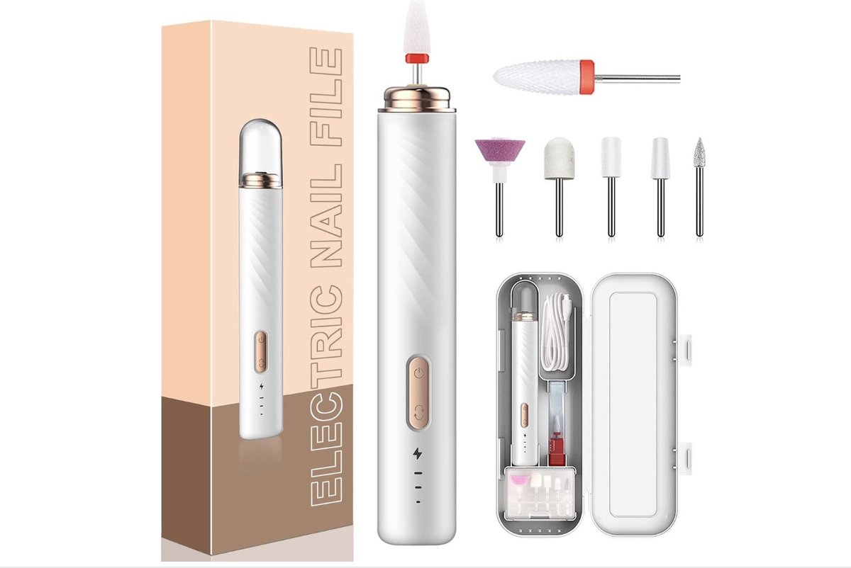 Goedkoopste Elektrische Nagelvijl - Nagelfrees - Electric Nail File - Manicureset - Manicure. Pedicure - Nagelvijl - Nagelboor