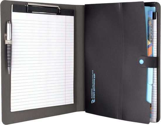 ThinkTex Accordeon File Organizer, 26 vakken uitbreidende bestandsmappen, maandelijkse factuur ontvangst documenten organizer, kleurrijke tabbladen