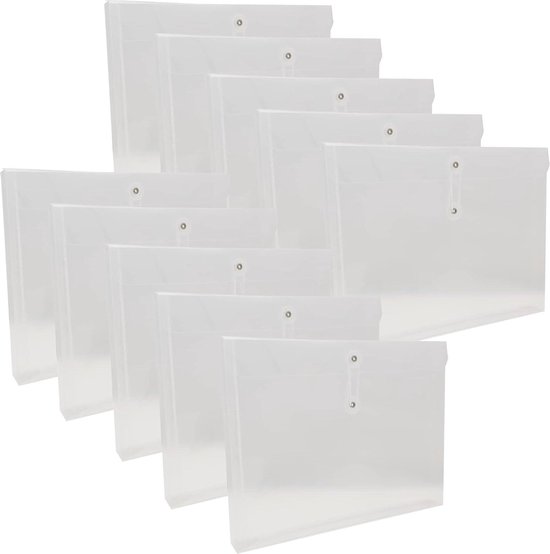 Foto: Poly string envelop uitbreidbaar kruis herbruikbare bestandsmappen projectpapier documenten organizer 6 pack