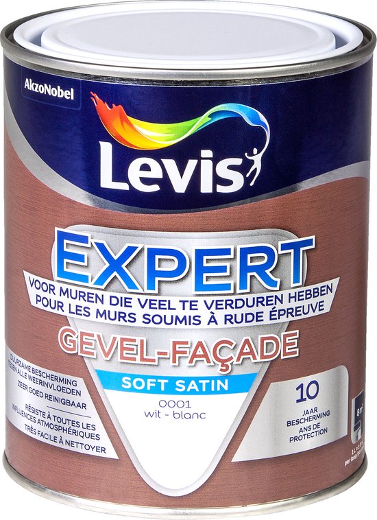 Peinture de façade Expert Soft Satin 1L Wit