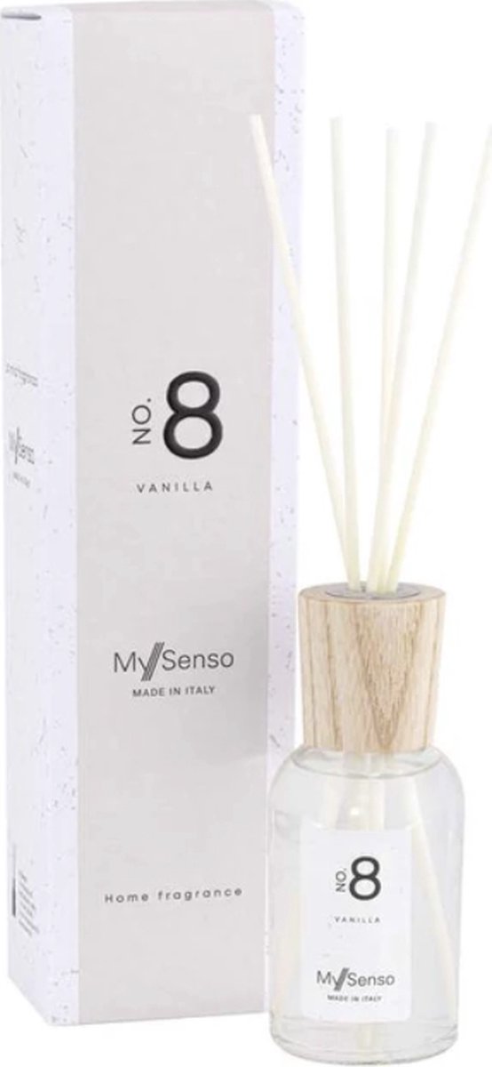My Senso - Geurstokjes 'N° 8' (Vanilla, 100ml)