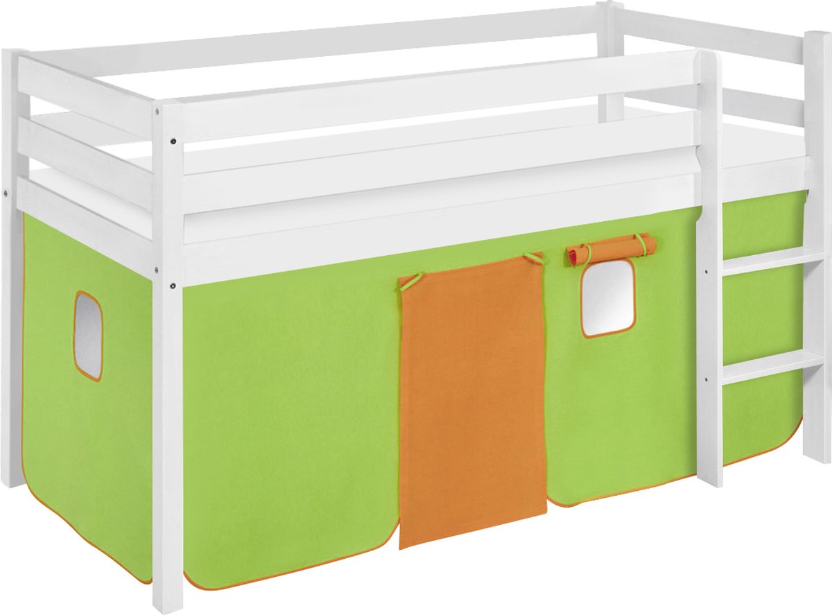 Halfhoogslaper Groen-Oranje met tent