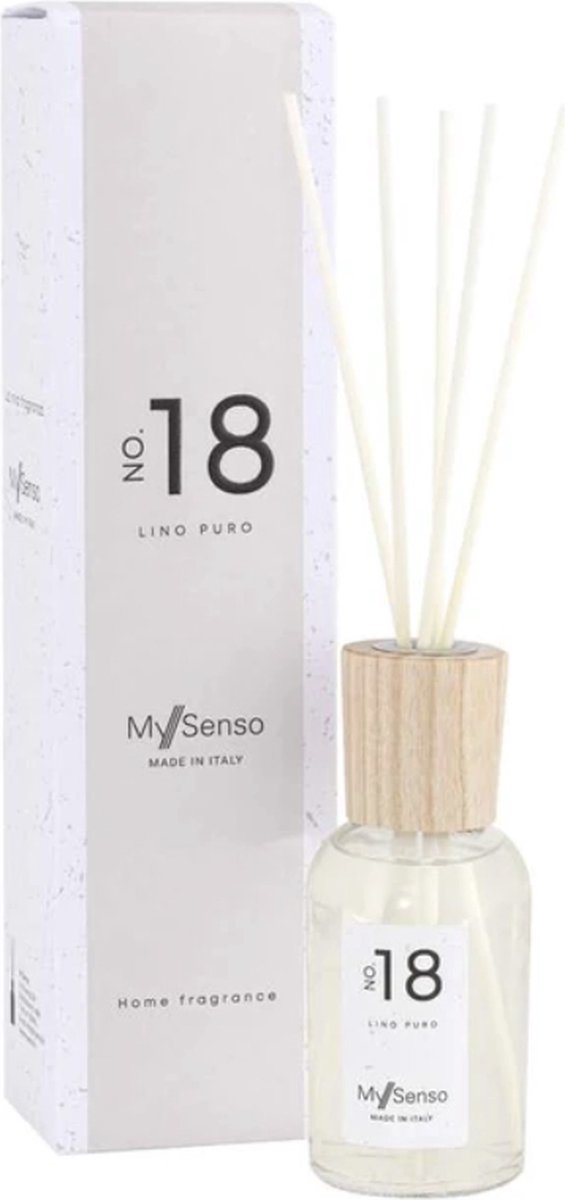 My Senso - Geurstokjes 'N° 18' (Lino Puro, 100ml)