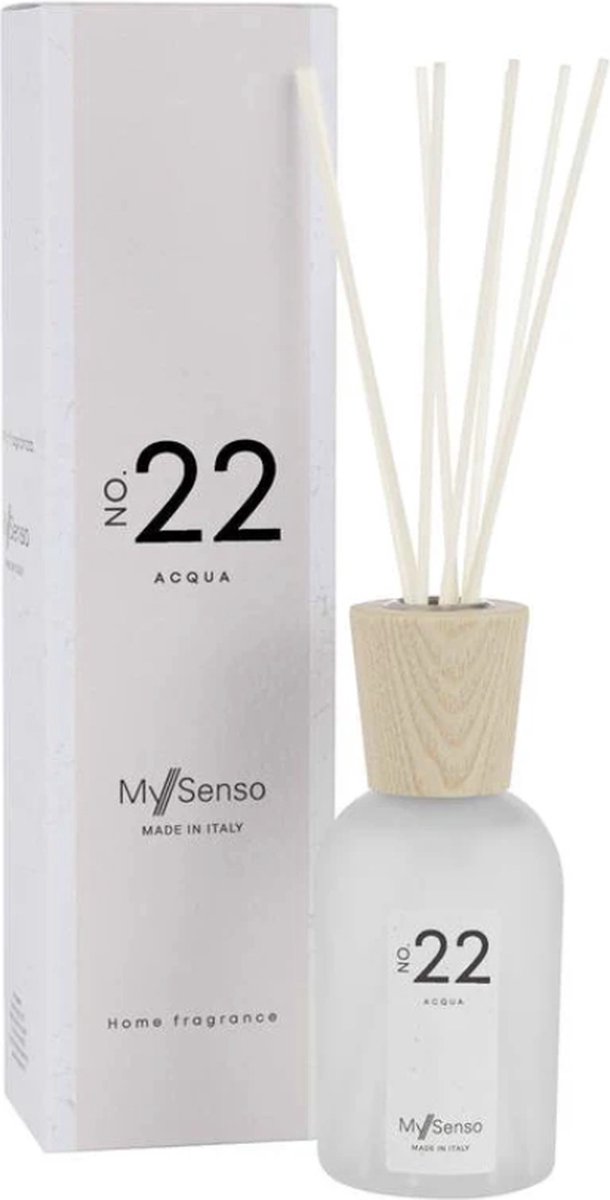 My Senso - Geurstokjes 'N° 22' (Acqua, 240ml)