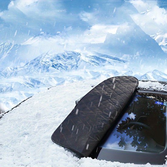 Bovista Pare-soleil – Couverture antigel pour voiture – Couverture antigel pour voiture – Couvre pare-brise antigel – Couverture de pare-brise – Couverture anti-glace – Protection solaire – Couverture de neige