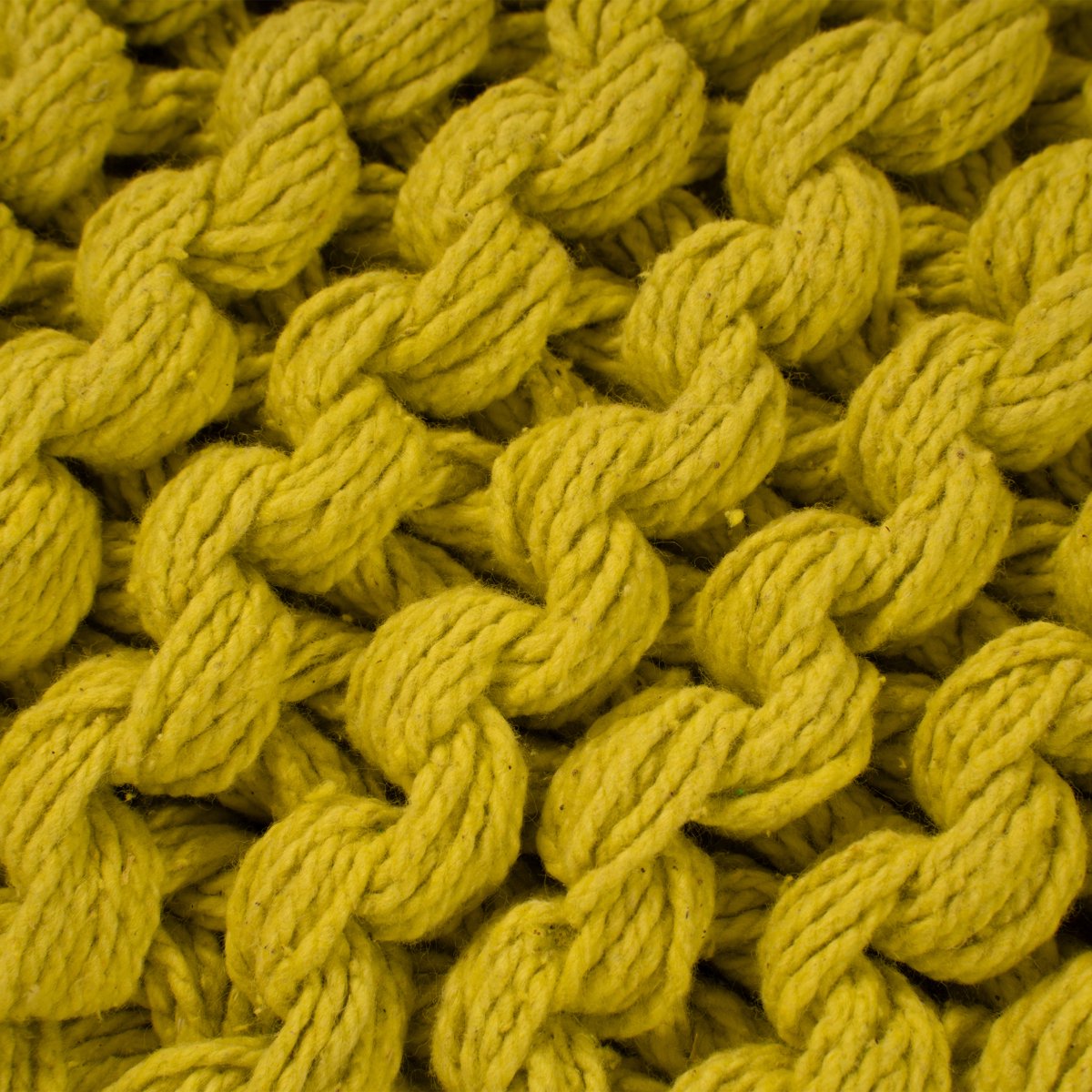 Karson Rope kussen geel 30x50cm