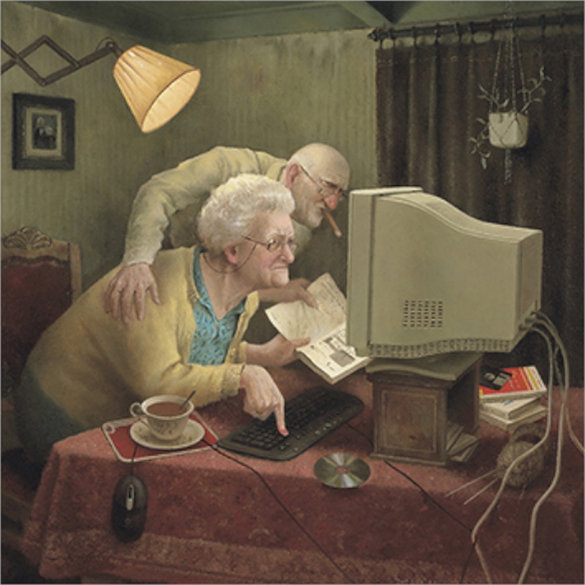 Kaart - Comello - Marius van Dokkum - Klein - Meegaan met je tijd...