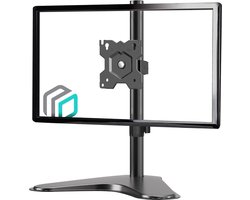 Tafelhouder voor tv en monitoren 13 inch 34 inch max 8 kg VESA 100x100 kantelbaar -45° tot +45° draaibaar 180° draaibaar 360° zwart D101FS