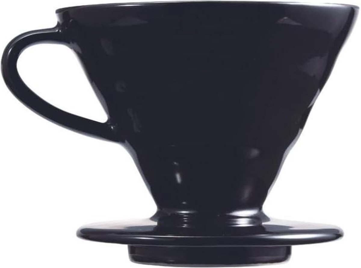 Koffie Dropper Keramisch Zwart Maat 2 - Dropper Koffiezetapparaat