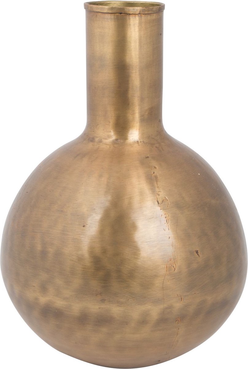 Dutchbone Hari Vaas Breed - Goud