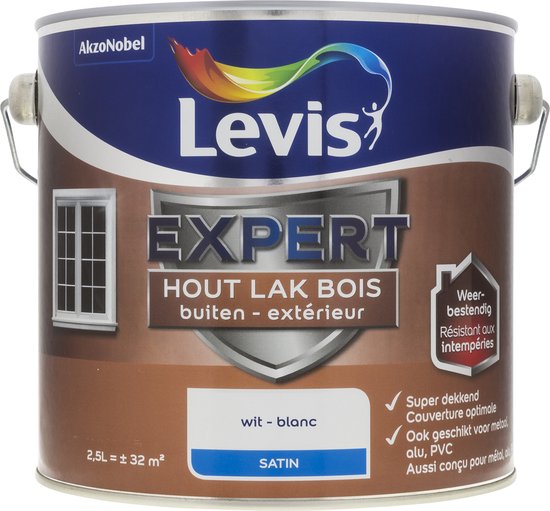 Levis - Expert Hout Lak Buiten Satin - Grind - 0,5 L