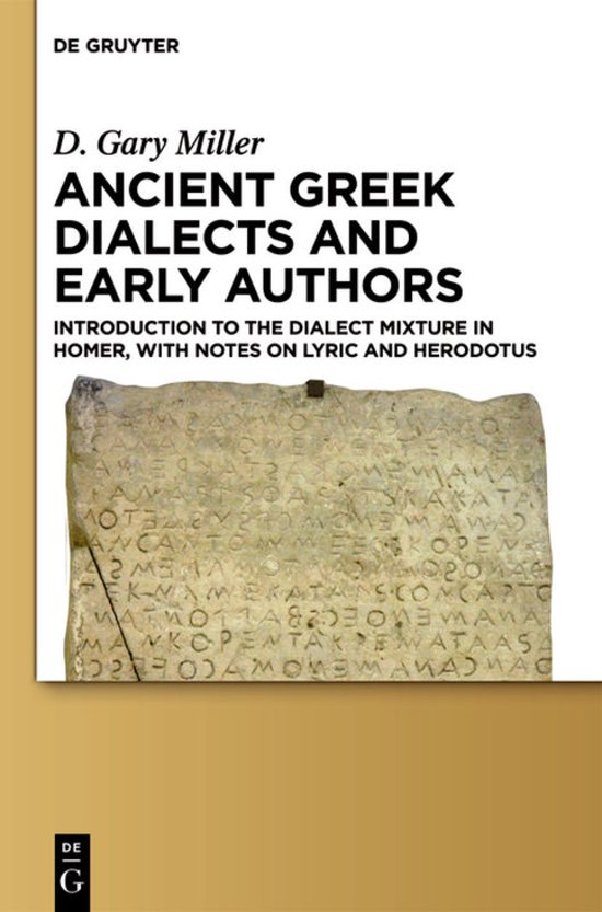Ancient Greek Dialects and Early Authors - cover