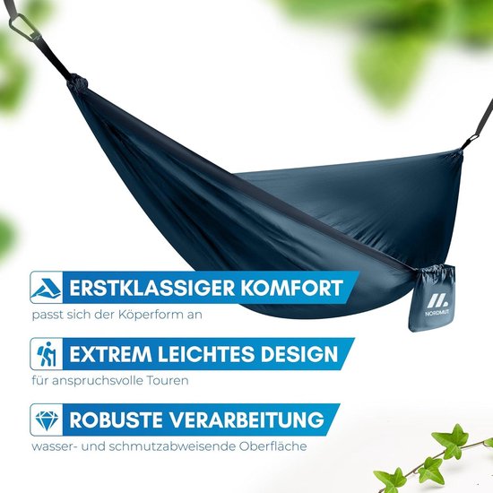 PURE HANG Hoogwaardige campinghangmat Ultralicht Van parachutezijde