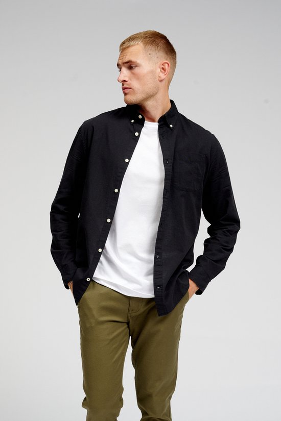 The Original Performance Oxford Shirt - Oxford Overhemd Heren - Zwart